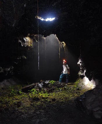 Lava tunnels Reunion Ricaric