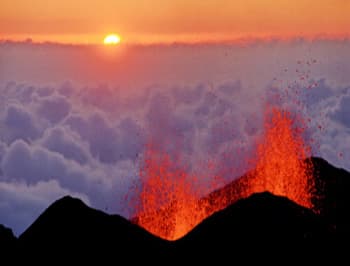 Eruption volcan Fournaise
